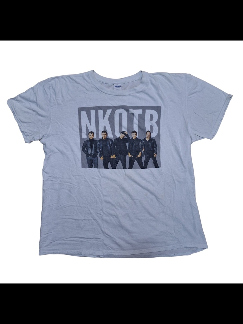 White New Kids on the Block The Total Package Tour 2017 graphic tee - XL
